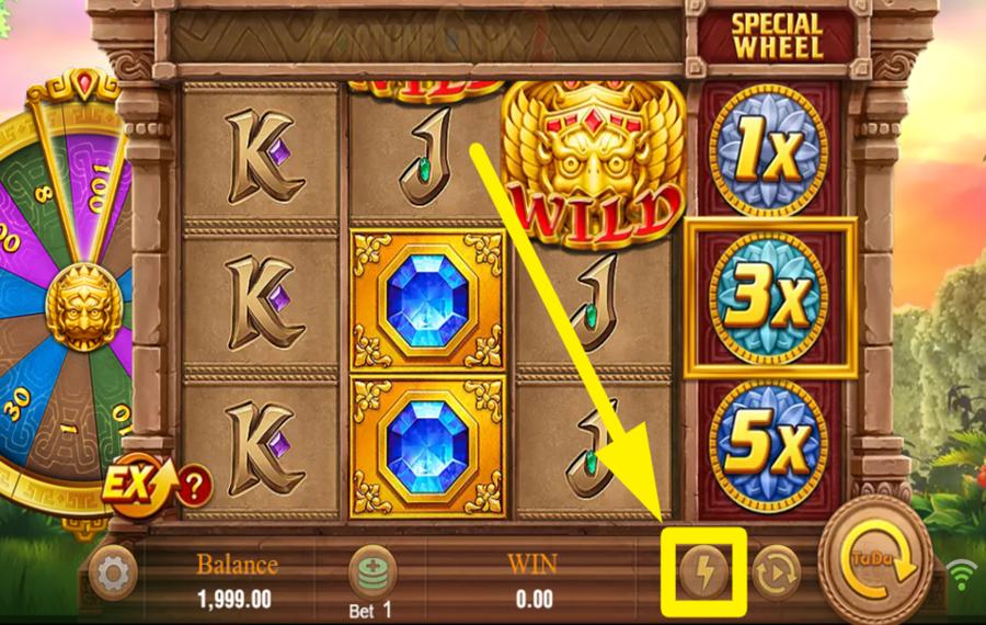 Extra-Bet-Funktion von Fortune Gems 2